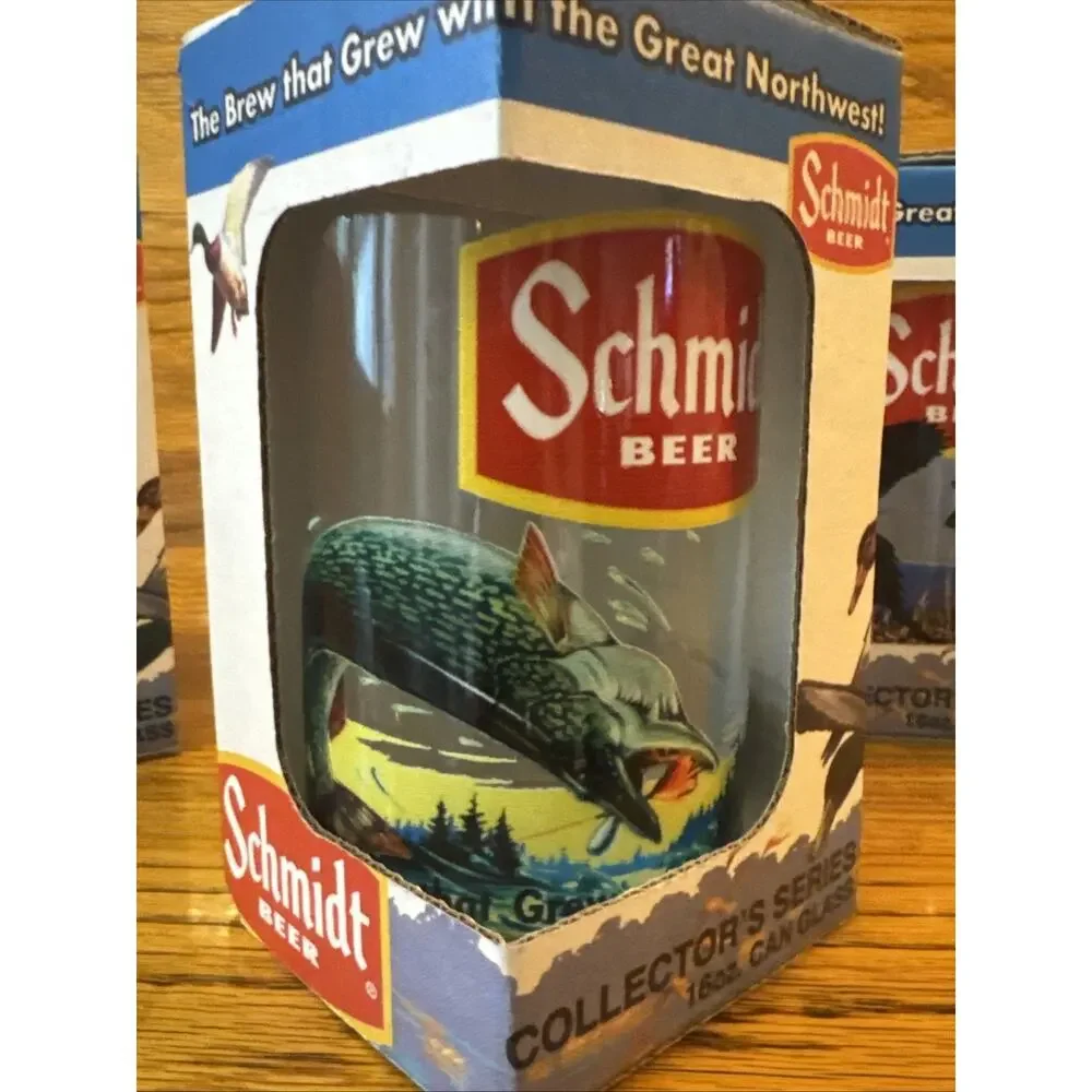 Schmidt 16 oz. Wildlife Assorted Can Glass 4-Piece Set
